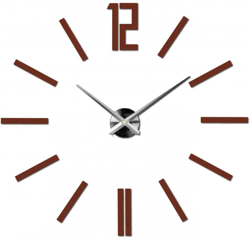 X-momo Moderné nástenné hodiny do obývačky i čierne X0031