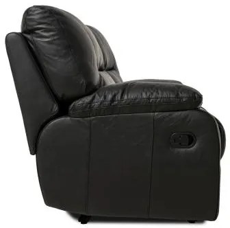 Trojmiestna pohovka MESONICA s manuálnou funkciou relax, tm. sivá (Genisia 850)