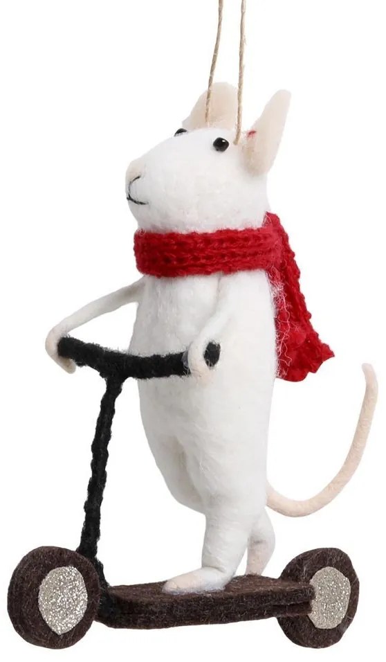 Červeno-zelená vianočná ozdoba vintage veniec - 9*2*10 cm