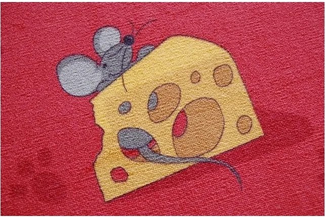 3kraft Detský koberec Mouse červený