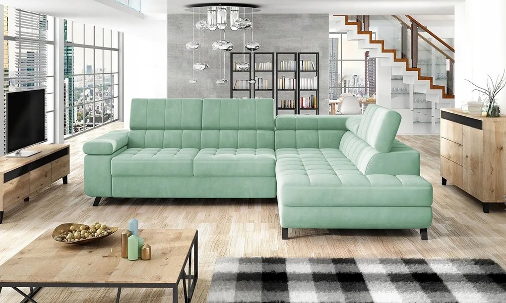 Rohová sedačka Evrona (p) (Magic Velvet 2227)