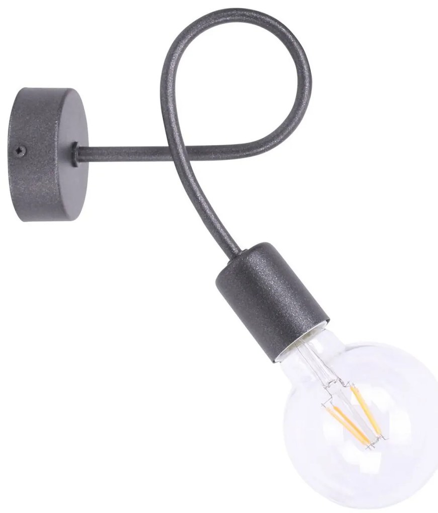 Nástenné svietidlo Edison, výber z 10 farieb