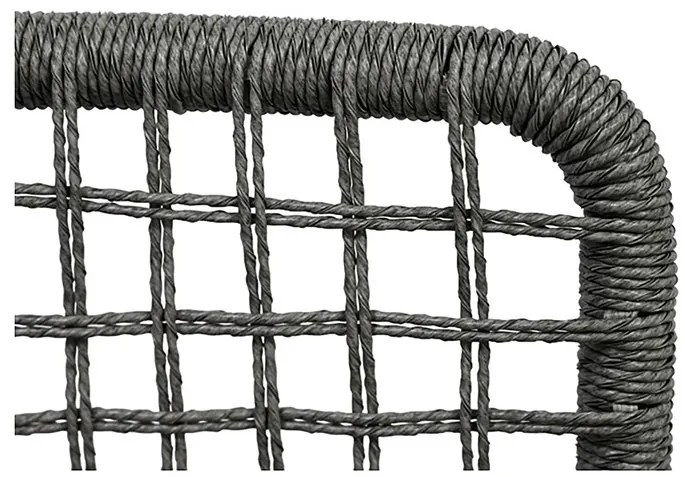 Autronic BONTEC Záhradný set 1+2, kov, polyratan, sivá, AZ-L1103 GREY Farba: Šedá
