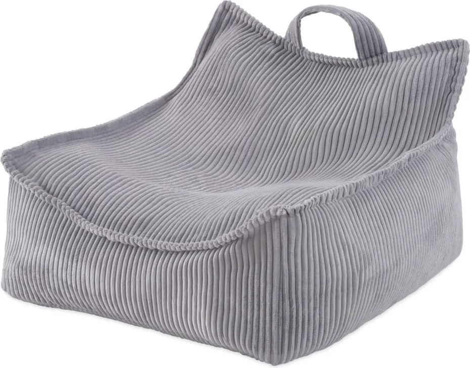 Kreslo štvorcové menčester šedá