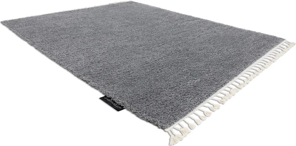 Dywany Łuszczów, Kusový koberec Berber 9000 light grey, 80x150, šedá, obývacia izba
