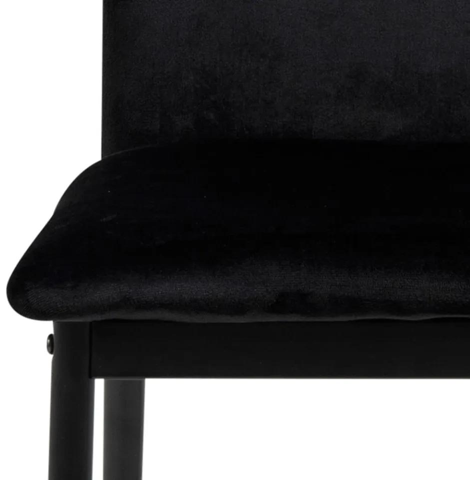 Jedálenská stolička Demina čierna