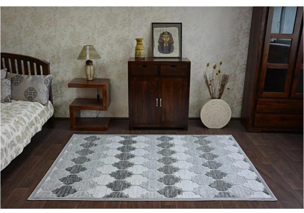 Luxusný kusový koberec Ronald šedý 80x150cm