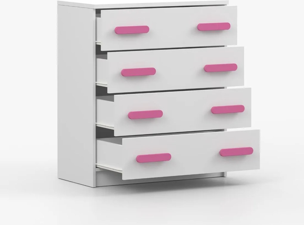 Komoda SCOUT - biela (viac variant)