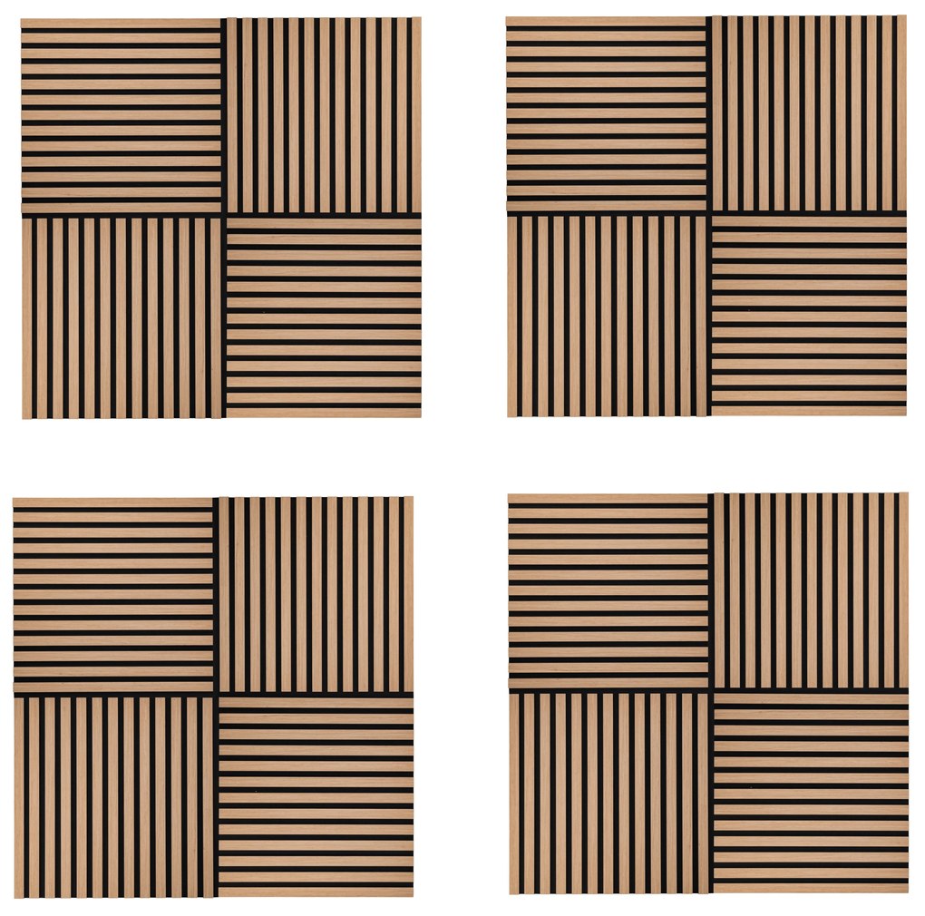 Livarno home Drevené panely, 16 kusov  (800011172)