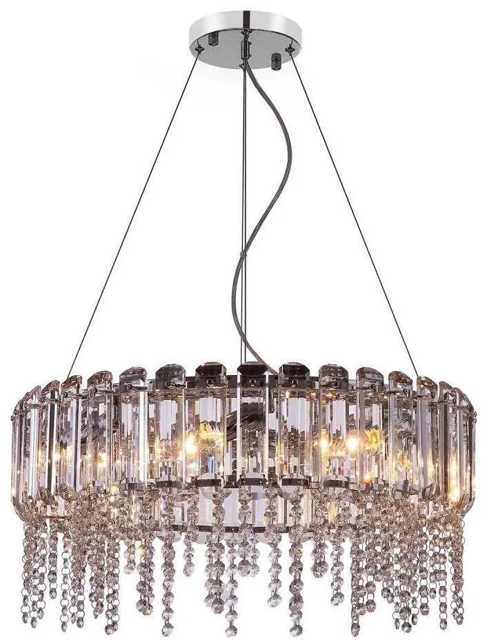 Maytoni MOD097PL-08CH - Luster na lanku HAIL 8xE14/40W/230V pr. 60,5 cm chróm