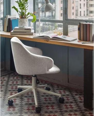 EINARA pracovná stolička Sivá - svetlá