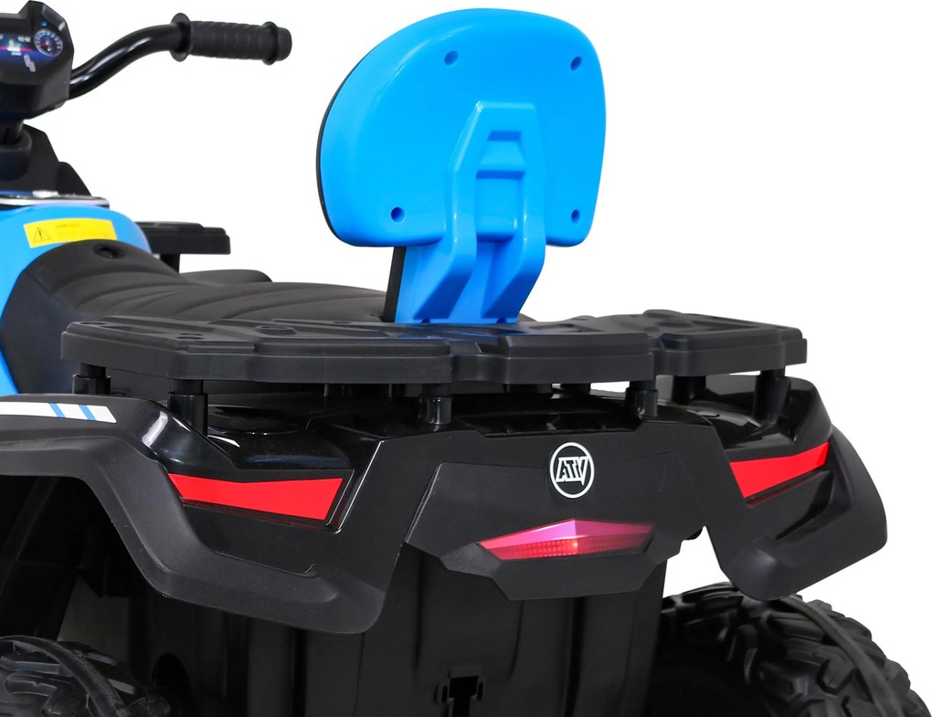 Ramiz Štvorkolka XT-Speed pre deti modrá + pohon 4x4 + EVA kolesá + pomalý štart + MP3 rádio + LED