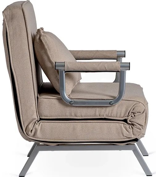 Kreslo pohovka rozkladacia PRATO bežová - vintino.sk