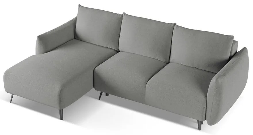 Svetlosivá rohová pohovka (ľavý roh) Malie – Makamii