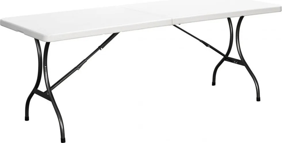 Cateringový stôl 240 cm skladací biely