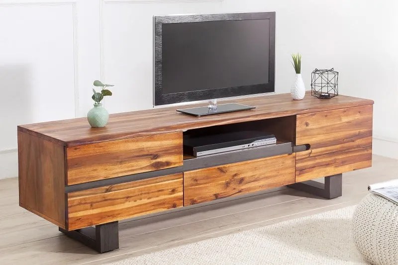 Skrinka pod TV Genesis hnedá 160cm akácia