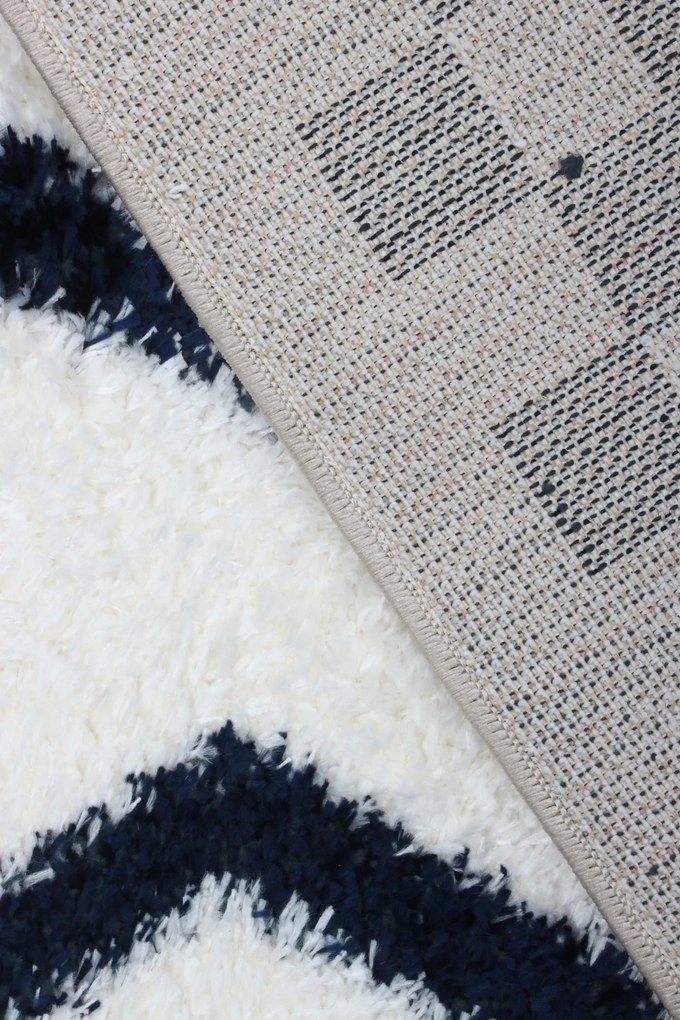 Koberec Boho 656 CREAM/NAVY BLUE rozmery koberec: 120x170 cm