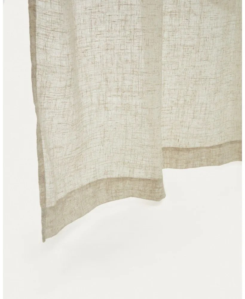 Béžový záves 140x260 cm Mahina – Kave Home