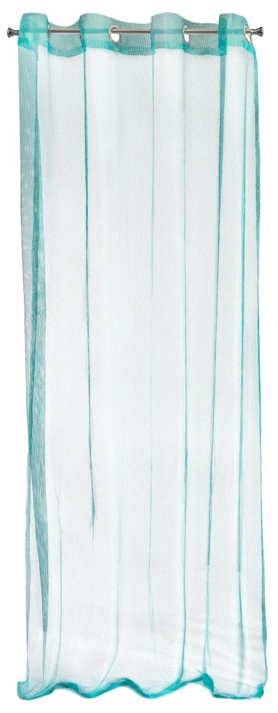 Hotová záclona ANIKA 140 x 250 cm tyrkysová