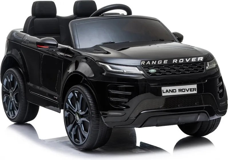 LEAN CARS Elektrické autíčko Range Rover Evoque čierne lakované