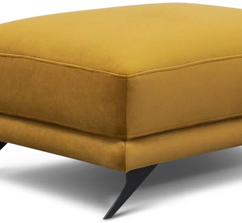 Taburet MEGAN, horčicová (Monolith 48)