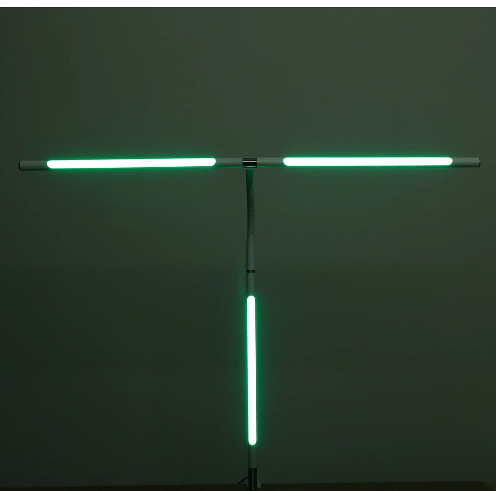 Stolná LED lampa NOX s RGBW efektmi, základňa, diaľkový ovládač