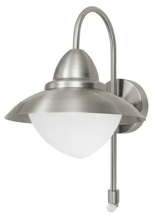 EGLO 87105 - Vonkajšie senzorové nástenné svietidlo SIDNEY 1xE27/60W IP44