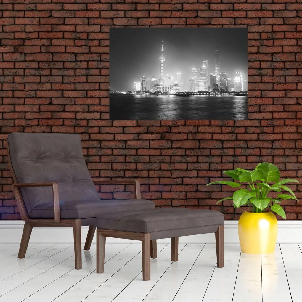 Obraz moderných mrakodrapov (90x60 cm)