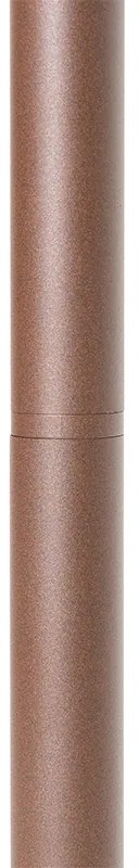 Priemyselná vonkajšia stojaca lampa hrdzavohnedá 100 cm IP44 - Charlois