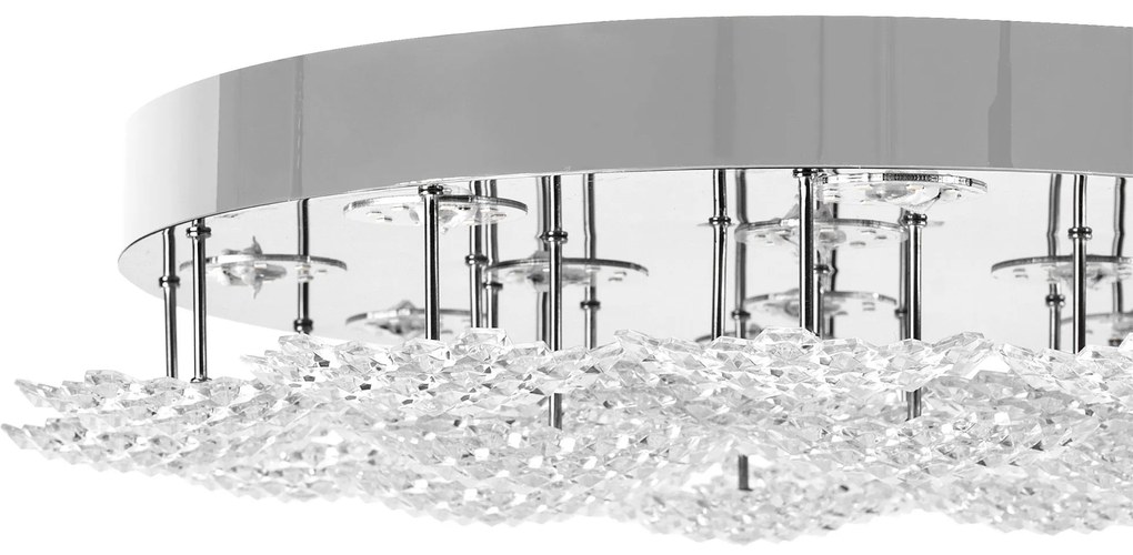 Toolight Toolight, LED stropné svietidlo 45cm, MS014-C, chrómová, OSW-09626