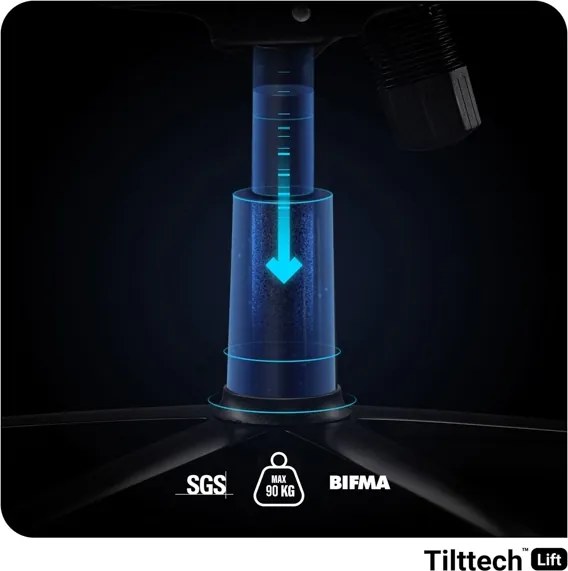 Herné kreslo s látkovým poťahom, veľkosť Small Size, bielo-čierne: Diablo X-Player 2.0