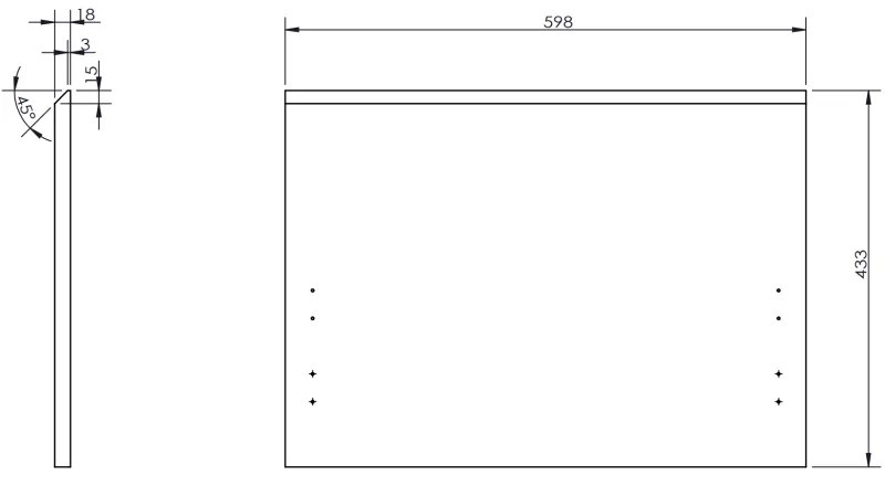 Mexen Orio, kúpeľňová skrinka 60 cm s hornou časťou, 1 zásuvka, biela lesklá, 91A10-06047-1-BFC00