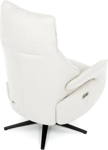 Polohovacie kreslo krémové, elektrické TV-B3973 CRM2