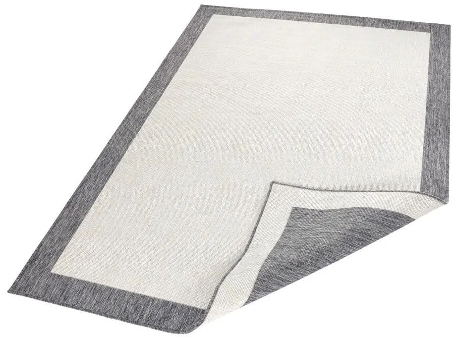 Sivo-krémový vonkajší koberec NORTHRUGS Panama, 120 x 170 cm