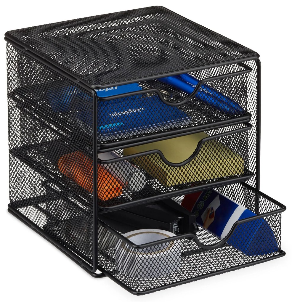 Organizér na stôl RD2485, čierna