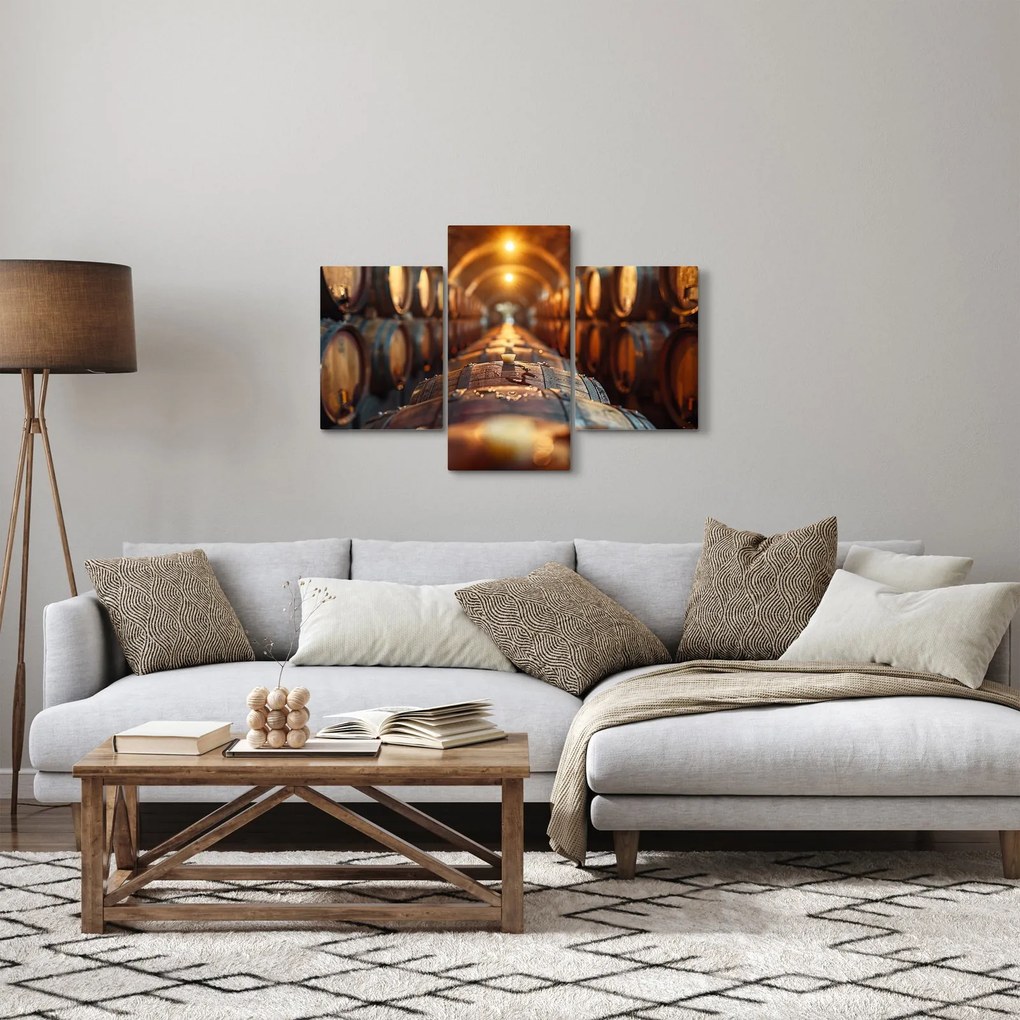Obraz - Vínna pivnica (90x60 cm)
