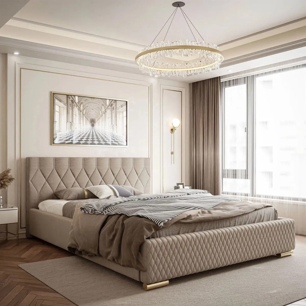 ČALÚNENÁ MANŽELSKÁ POSTEĽ FARAH 140X200