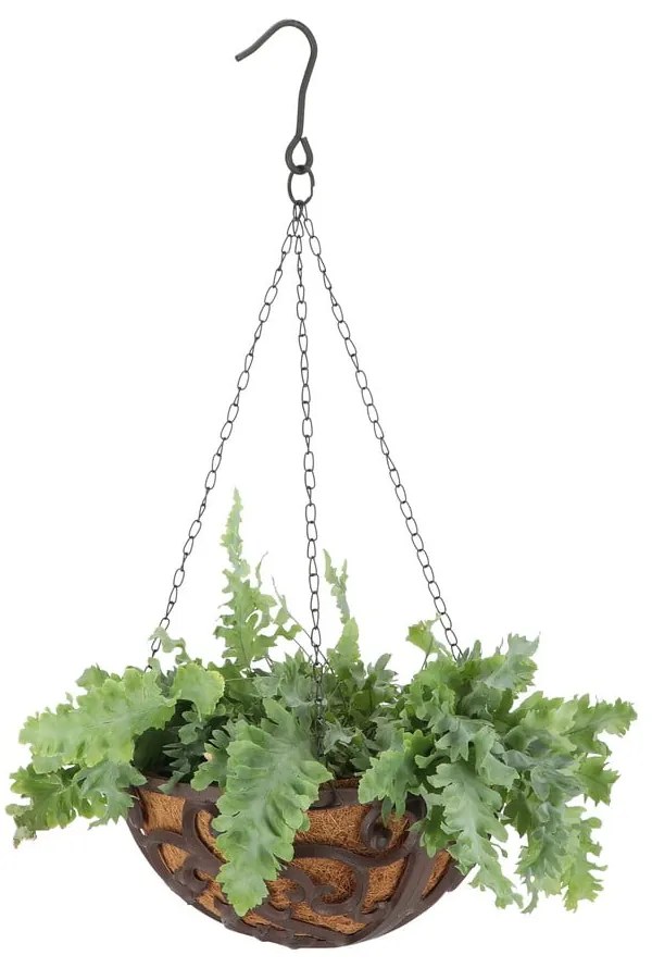 Kovový závesný a nástenný kvetináč ø 30 cm – Esschert Design