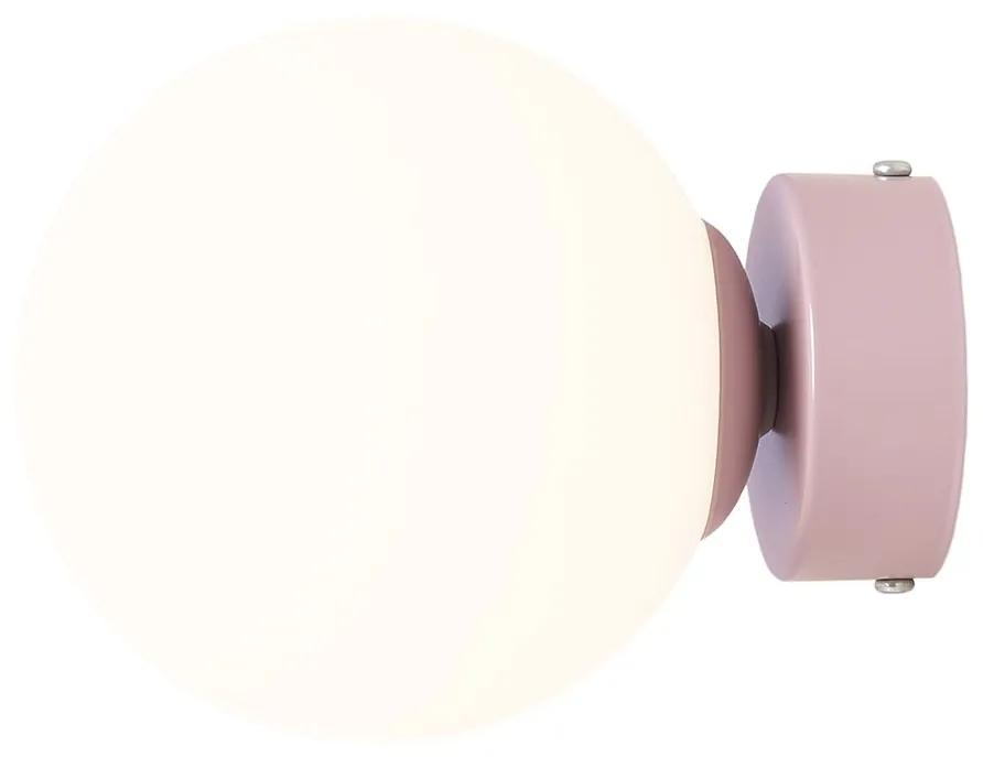 BALL LILAC | Nástenná lampa vo fialovej povrchovej úprave