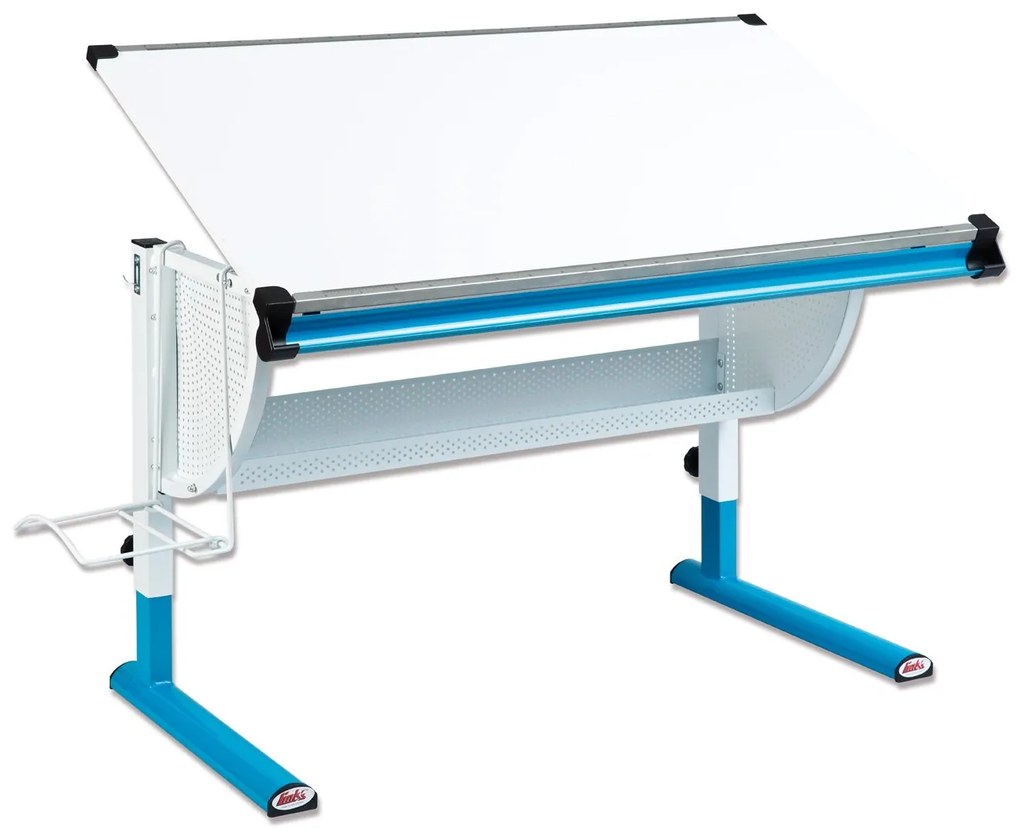 Inter Link Detský rastúci písací stôl Matts (biela/modrá), biela/modrá (100205228)