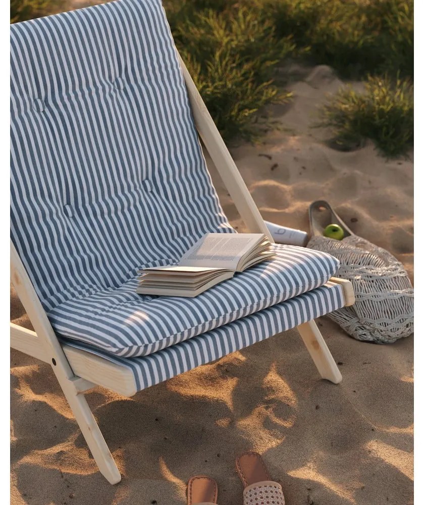 Skladacie kreslo Karup Design Boogie Raw/Beach Blue