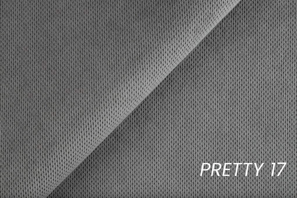 Rozkladacia rohová sedacia súprava Nardo Maxi pravá - sivý plyš Pretty 17