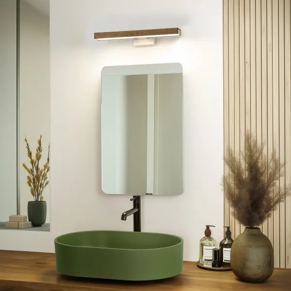 Brilagi- LED Kúpeľňové osvetlenie zrkadla WOODY MIRROR LED/8W/230V IP44 dub/biela