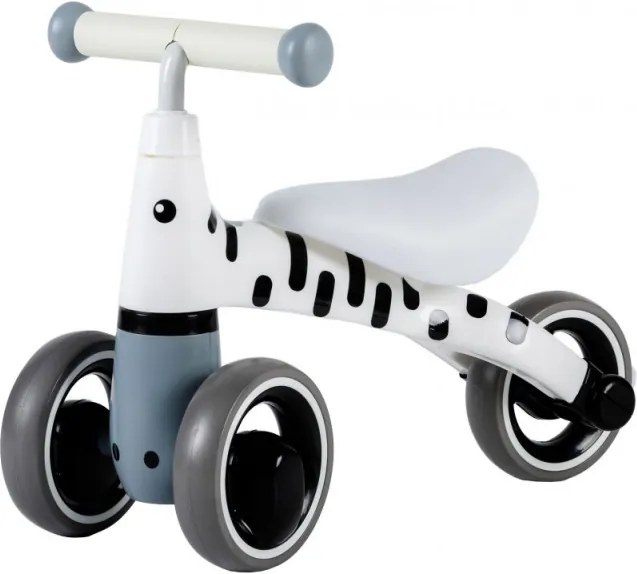 ECO TOYS Odrážedlo/tříkolka Eco Toys, Zebra - bílá