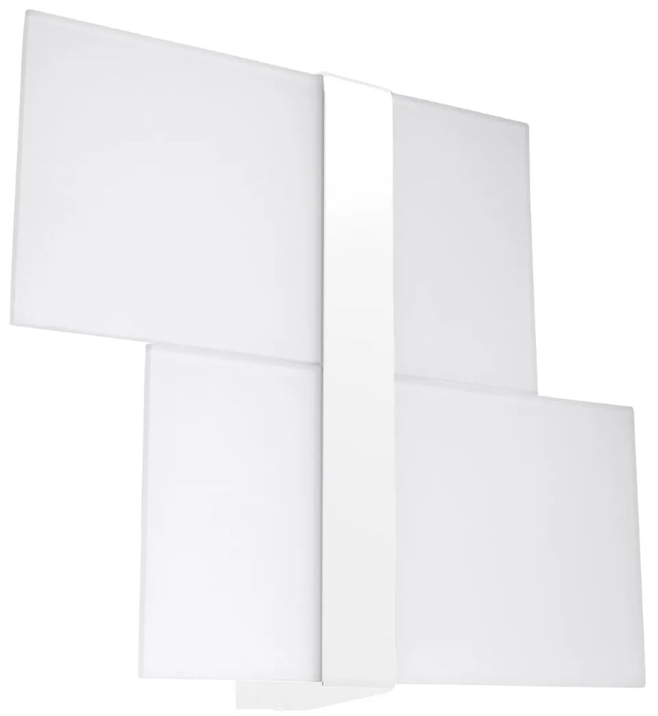 Nástenné svietidlo Massimo, 1x mliečne sklenené tienidlo, w