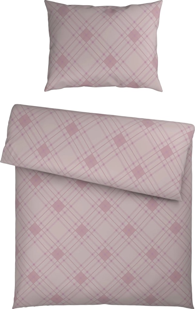 XXXLutz POSTEĽNÁ BIELIZEŇ satén ružová 140/200 cm Ambia Home - Obliečky & plachty - 004443009402