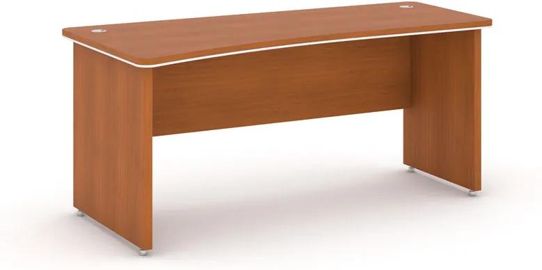 Písací stôl ARRISTO LUX, oblúk ľavý, 1800 mm, čerešňa