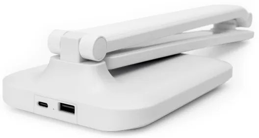 LED stmievateľná dotyková stolná lampa s USB portom REMUS LED/5W/230V biela