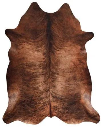 Kobercová umelá hovädzia koža, krava G5067-3 hnedá koža Veľkosť: 155x195 cm