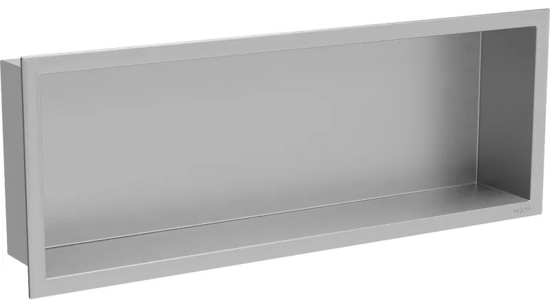 Mexen X-Wall-R, polička na zapustenie na obklad s golierom 60 x 20 cm, oceľová, 1910602010